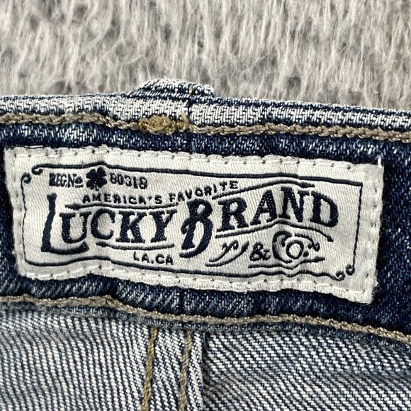Lucky Brand Jeans Womens 6 Lolita Boot Western Denim Bootcut - Picture 3 of 10